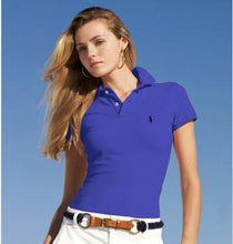 Load image into Gallery viewer, RALPH- LAUREN- New Original Brand Polo Shirt Women Tops Summer Short Sleeve Fashion Clothing 100% Cotton Womans Tee Shirt 2RL7
