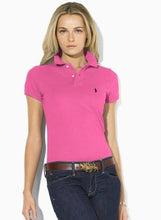 Load image into Gallery viewer, RALPH- LAUREN- New Original Brand Polo Shirt Women Tops Summer Short Sleeve Fashion Clothing 100% Cotton Womans Tee Shirt 2RL7
